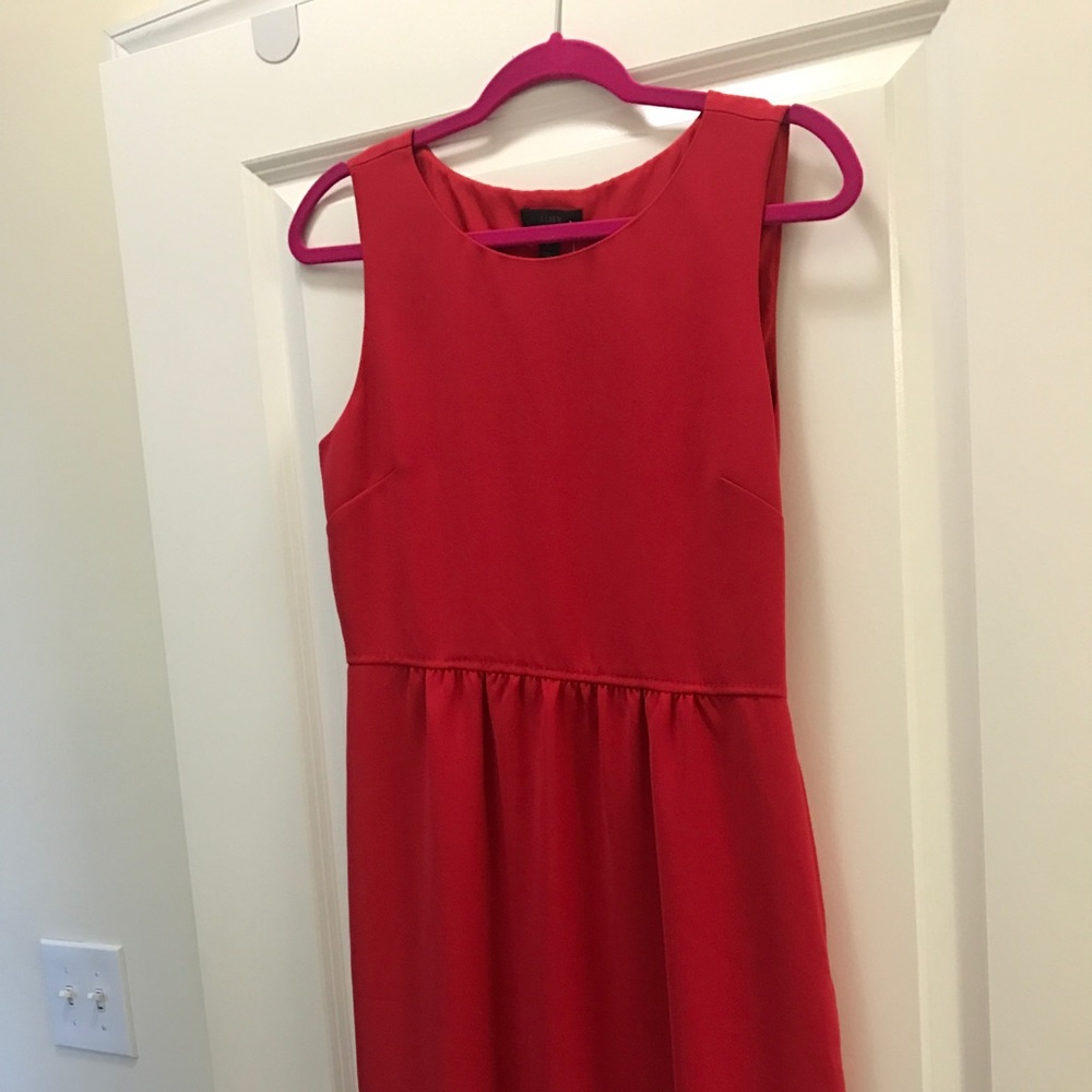 J CREW Red Dress- Size 8 Brand New!